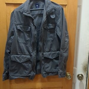 GAP Men's Dark Gray Military Field Jacket